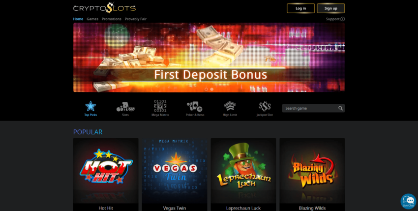 Crypto Slots Casino Casino Best Rated