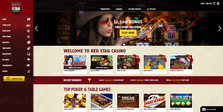 Red Stag Casino Registration