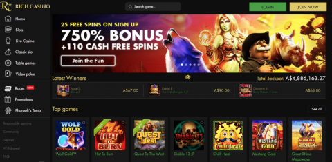 Rich Casino Website